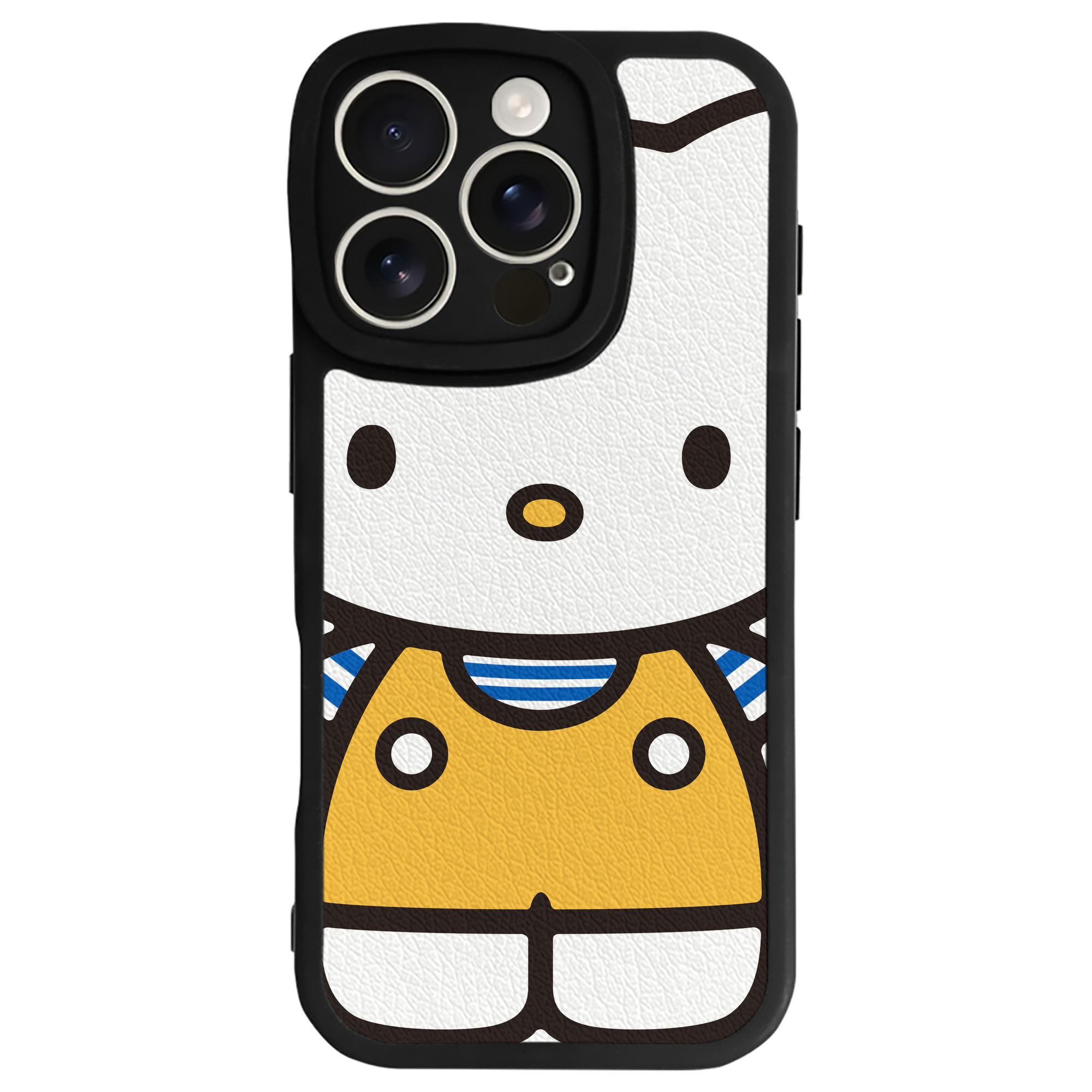 （画像用） Hello Kitty ハローキティ 【iPhone 16シリーズ対応】シリコンスマホケース（レザー調） 材質：シリコン